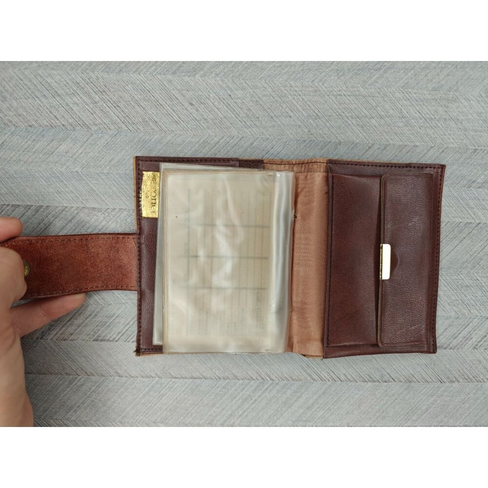 Vintage Baronet Women's Cork Leather Wallet Snap Closure Bifold - Picture 5 of 10